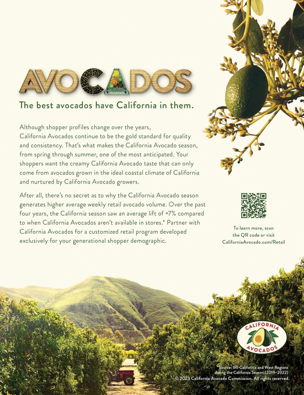 Full-page print ads include a QR code linking directly to the Commission’s retail webpage where industry members can learn more about CAC’s support programs.