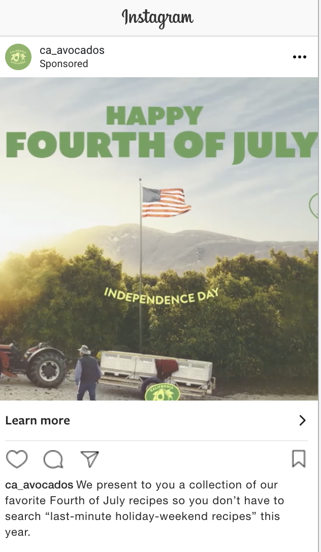 To engage with consumers CAC tied social posts to cultural moments while showcasing the fruit’s differentiators such as its domestic origin.