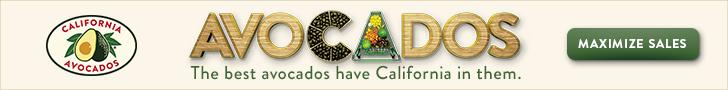 This leaderboard ad, which is the standard size for most digital publications, showcases the creative from “The best avocados have California in them” campaign.