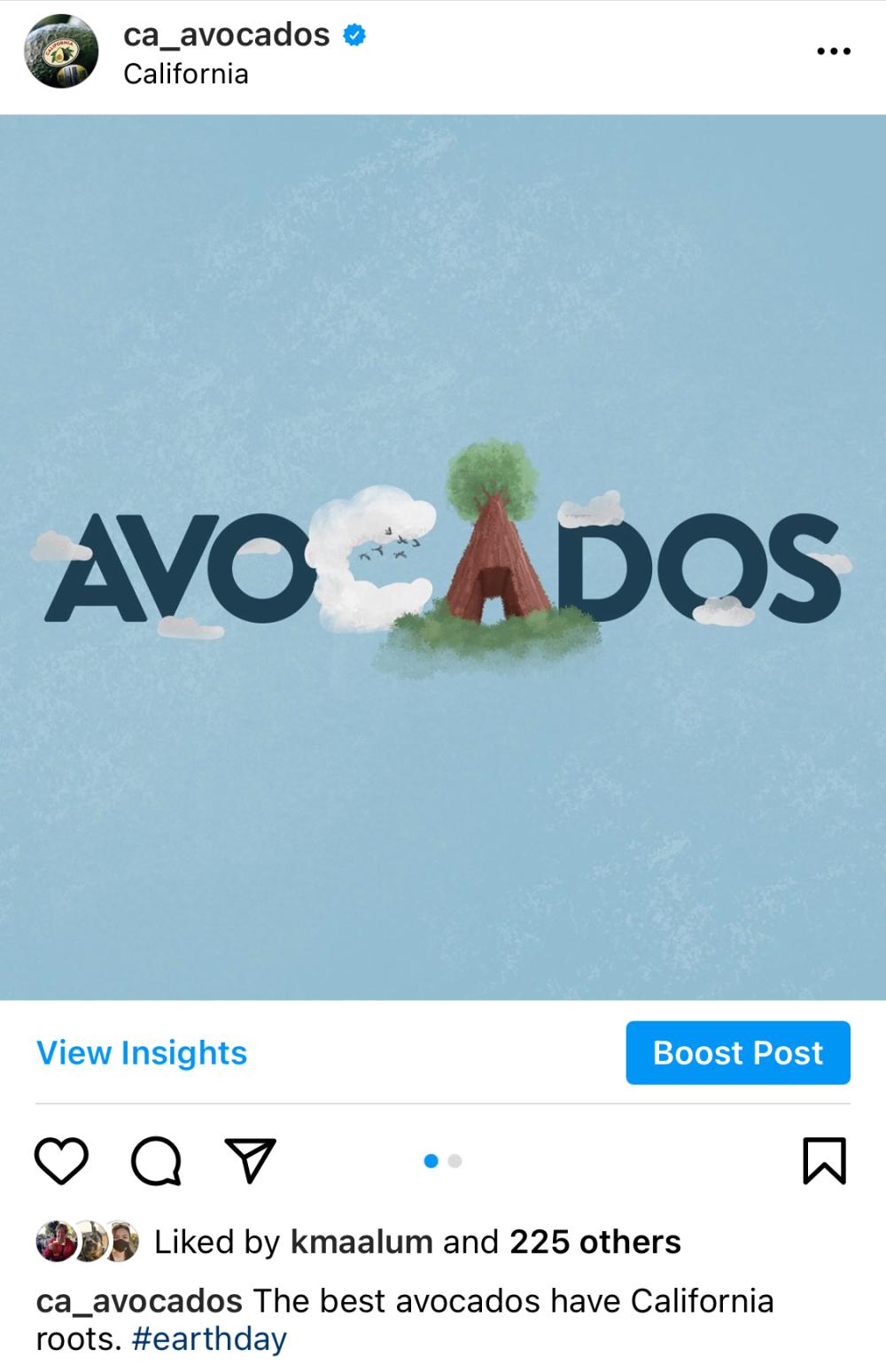 On Earth Day, the Commission showcased California avocado campaign artwork designed by college students.