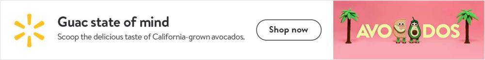 Walmart banner ads encouraged consumers to “shop now” and purchase California avocados. 